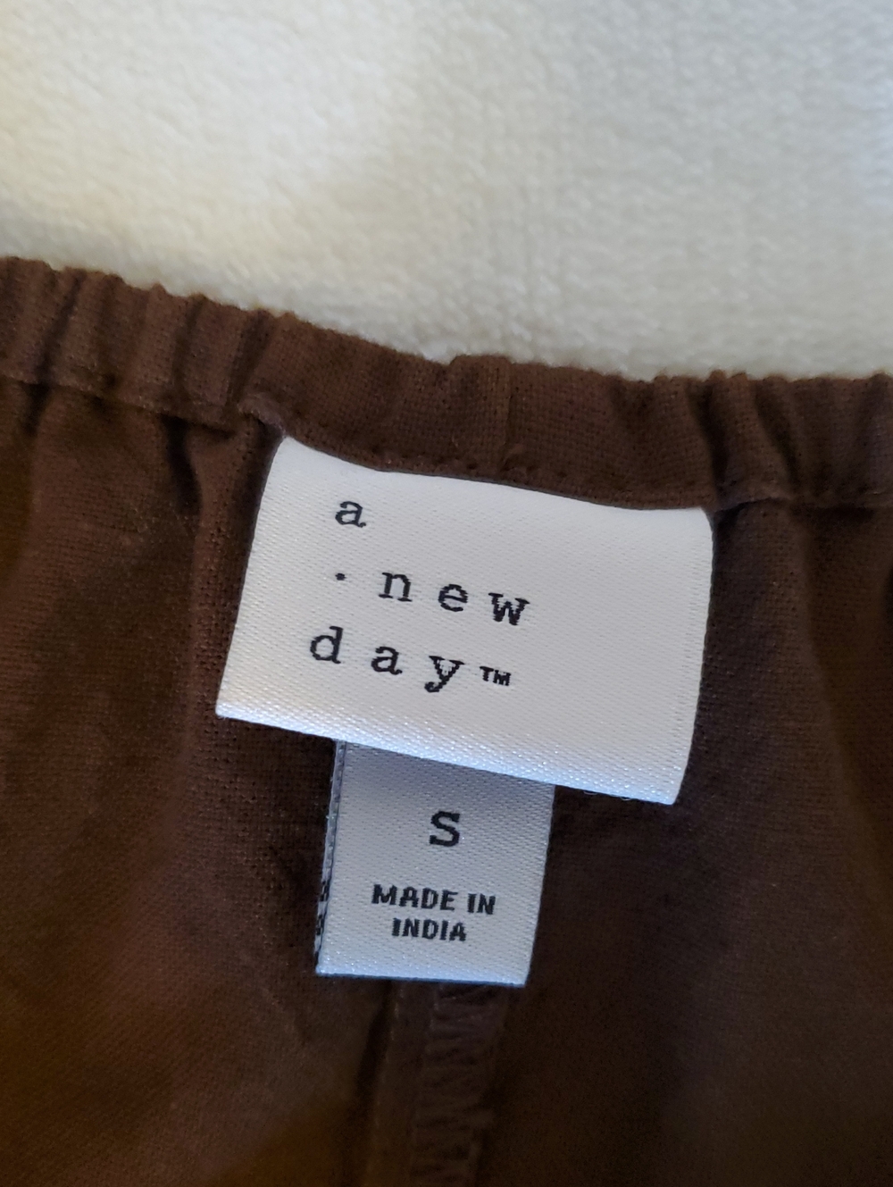 NWOT A New Day Chocolate Brown Halter Neck Mini Shift Dress S - Picture 7 of 8